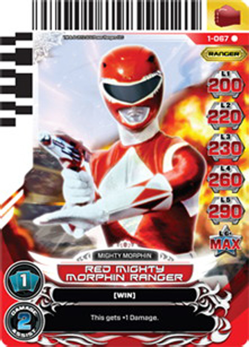 Red Mighty Morphin Ranger 067
